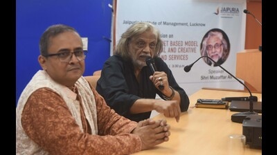 Muzzafar Ali at the Jaipuria Institute of Management, in Lucknow on Saturday (HT File Photo) Muzzafar Ali at the Jaipuria Institute of Management, in Lucknow on Saturday (HT File Photo)