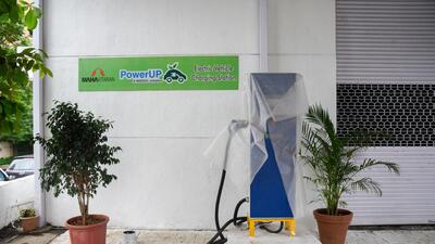 PMC has made electric vehicle charging facility mandatory at buildings coming up in the city for getting approval for building plans and completion certificates. (HT) PMC has made electric vehicle charging facility mandatory at buildings coming up in the city for getting approval for building plans and completion certificates. (HT)