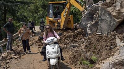 A flash flood triggered by heavy rains wreaked havoc in Khaniyara, a village on the outskirts of Dharamshala town which is also a ward of the Municipal Corporation, on Friday afternoon. (AP image for representational purpose) A flash flood triggered by heavy rains wreaked havoc in Khaniyara, a village on the outskirts of Dharamshala town which is also a ward of the Municipal Corporation, on Friday afternoon. (AP image for representational purpose)