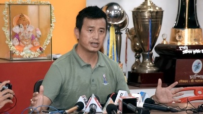 Former Indian football team captain Bhaichung Bhutia (ANI) Former Indian football team captain Bhaichung Bhutia (ANI)