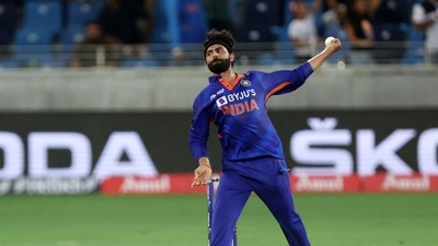India's Ravindra Jadeja in action (REUTERS)