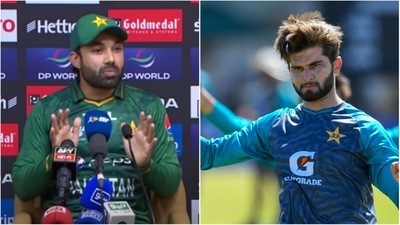 Mohammad Rizwan; Shaheen Afridi (YouTube/File) Mohammad Rizwan; Shaheen Afridi (YouTube/File)