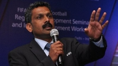 Shaji Prabhakaran is the new AIFF Secretary General. (Twitter) Shaji Prabhakaran is the new AIFF Secretary General. (Twitter)