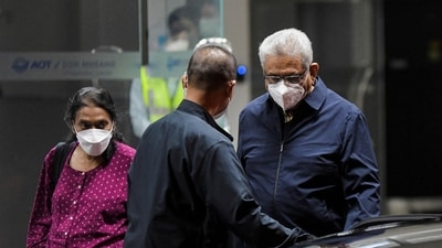 Former Sri Lankan President Gotabaya Rajapaksa. (Reuters)