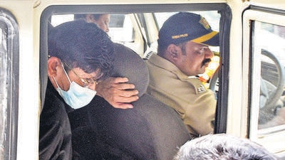 Mumbai, Aug 30 (ANI): Actor Kamaal R Khan being produced at Borivali court, in Mumbai on Tuesday. (ANI Photo) (Vijay Bate)