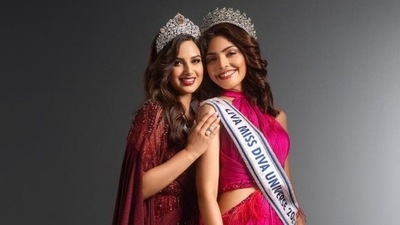 Harnaaz Sandhu and Divita Rai's new pics has fans mesmerised, call Miss Universe and Miss Diva 2022 'Our Queens' (Instagram) Harnaaz Sandhu and Divita Rai's new pics has fans mesmerised, call Miss Universe and Miss Diva 2022 'Our Queens' (Instagram)