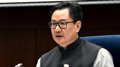 Union minister for law and justice Kiren Rijiju. (ANI) Union minister for law and justice Kiren Rijiju. (ANI)