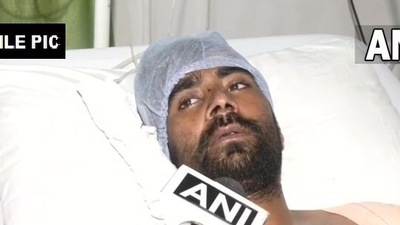 File photo of captured terrorist Tabarak Hussain. (ANI)