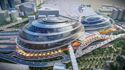 The proposed plan of New Delhi railway station (NDLS), as shared by Union Ministry of Railways. (Twitter) The proposed plan of New Delhi railway station (NDLS), as shared by Union Ministry of Railways. (Twitter)