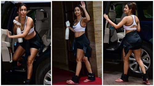 Malaika Arora slays the gym look. (HT Photo/Varinder Chawla) Malaika Arora slays the gym look. (HT Photo/Varinder Chawla)