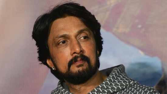 Kichcha Sudeep Sudeep has been appointed as ambassador to promote and publicise the Punyakoti cattle adoption scheme of the Animal Husbandry department. (Photo by SUJIT JAISWAL / AFP)(AFP)