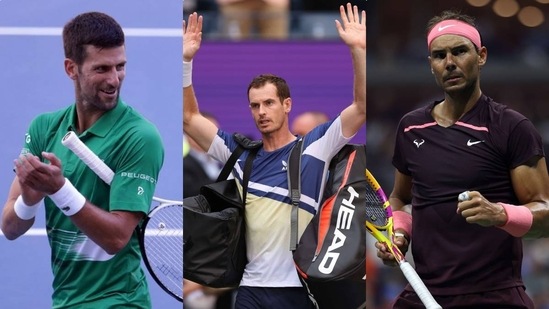 Novak Djokovic; Andy Murray; Rafael Nadal,&nbsp;
