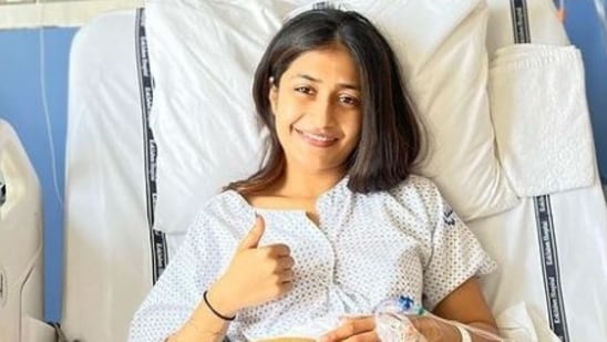 Dhanashree Verma has undergone a surgery for her torn ligament.