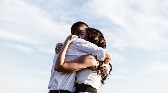 Premium Photo  Photo of young girls in casual hugging together