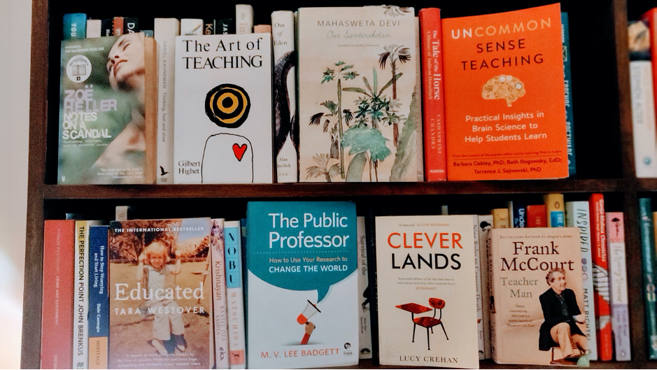 My bookshelf. My bookshelf. 