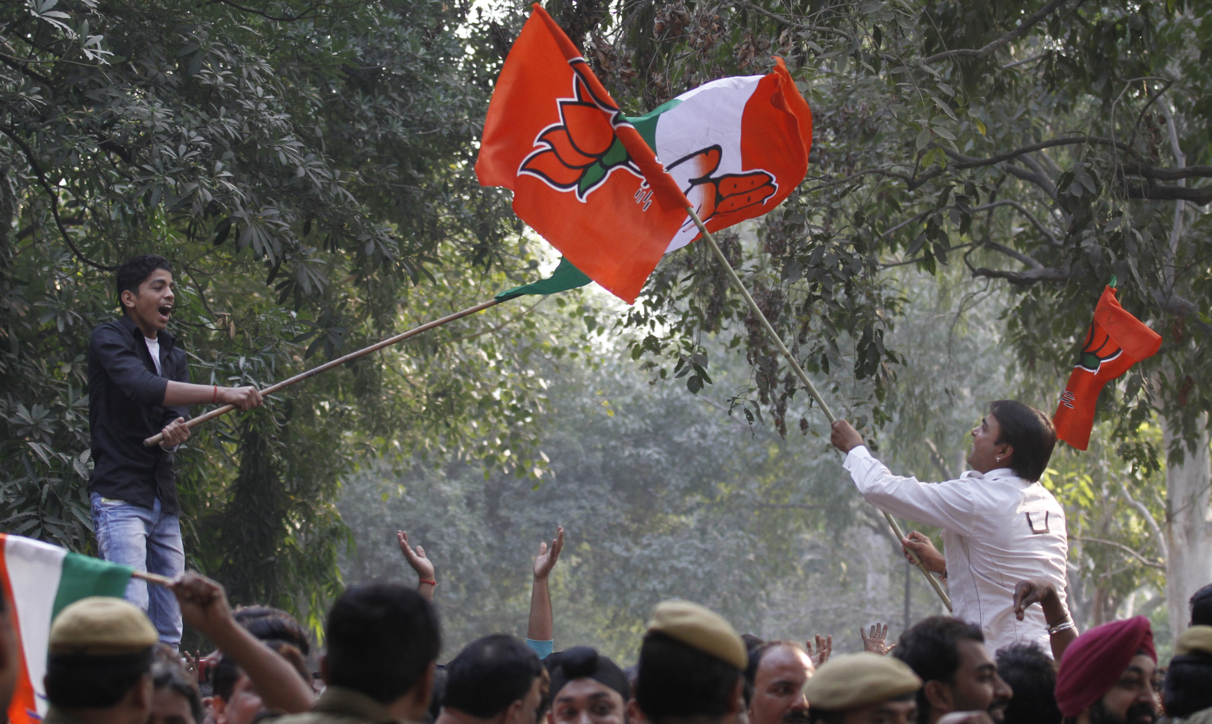 Today, it is possible to find dedicated men and women — karyakartas — in brand new Bharatiya Janata Party offices across India. It is relatively more difficult, however, to find a large cohort of dedicated ideological workers in older Congress offices anymore. (HT Photo) Today, it is possible to find dedicated men and women — karyakartas — in brand new Bharatiya Janata Party offices across India. It is relatively more difficult, however, to find a large cohort of dedicated ideological workers in older Congress offices anymore. (HT Photo)
