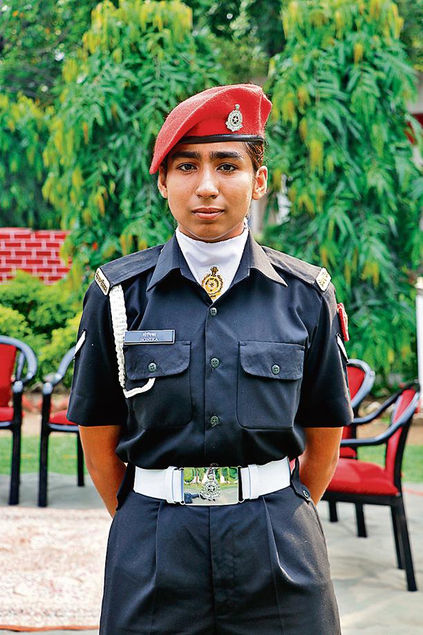 Lance Naik Sonika is the first in her family to represent the Indian Army. (Photo: Dhruv Sethi/ HT) Lance Naik Sonika is the first in her family to represent the Indian Army. (Photo: Dhruv Sethi/ HT)