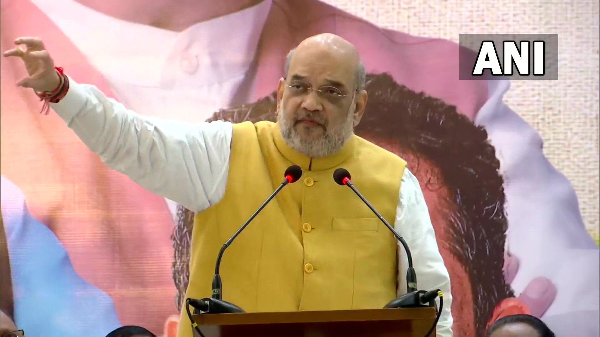 Union home minister Amit Shah addresses a BJP meeting in Thiruvananthapuram. (ANI) Union home minister Amit Shah addresses a BJP meeting in Thiruvananthapuram. (ANI)