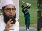 Inzamam-ul-Haq; Mohammad Rizwan; Wasim Akram(AP/Twitter) Inzamam-ul-Haq; Mohammad Rizwan; Wasim Akram(AP/Twitter)