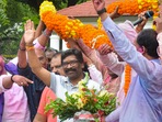 Jharkhand CM Hemant Soren at an event on Saturday.(PTI) Jharkhand CM Hemant Soren at an event on Saturday.(PTI)