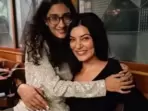 Sushmita Sen with daughter Renee Sen at the latter's 23rd birthday. Sushmita Sen with daughter Renee Sen at the latter's 23rd birthday.