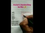 A screengrab from the viral video that shows how a doctor's handwriting changes over time.(Twitter/@anandmahindra) A screengrab from the viral video that shows how a doctor's handwriting changes over time.(Twitter/@anandmahindra)