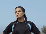 Srishti Srivastava in a still from Dhavak. Srishti Srivastava in a still from Dhavak.