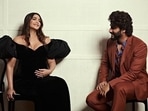 Sonam Kapoor and Arjun Kapoor on sets of Koffee With Karan. Sonam Kapoor and Arjun Kapoor on sets of Koffee With Karan.