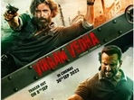 Hrithik Roshan and Saif Ali Khan feature on Vikram Vedha poster.&nbsp;