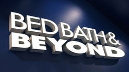 Signage is seen at a Bed Bath & Beyond store in Manhattan, New York City.