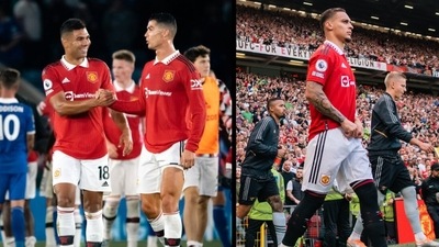 Ronaldo and Casemiro were not named in Manchester United's starting XI for their home game (Twitter/ @Cristiano @ManUnited) Ronaldo and Casemiro were not named in Manchester United's starting XI for their home game (Twitter/ @Cristiano @ManUnited)
