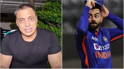 Shoaib Akhtar; Virat Kohli (YouTube/Reuters) Shoaib Akhtar; Virat Kohli (YouTube/Reuters)