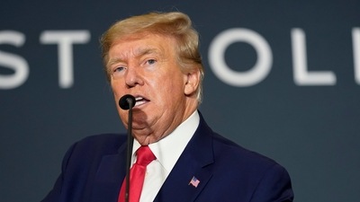 Former US President Donald Trump. (AP) Former US President Donald Trump. (AP)
