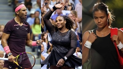 Rafael Nadal; Serena Williams; Emma Raducanu Rafael Nadal; Serena Williams; Emma Raducanu