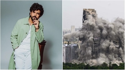 Manit Joura opens up about losing two flats in Noida twin towers demolition. Manit Joura opens up about losing two flats in Noida twin towers demolition.