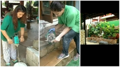 Shilpa Shinde was building her own home in her free time. Shilpa Shinde was building her own home in her free time. 