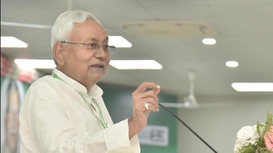 Bihar chief minister Nitish Kumar on Sunday said he would meet senior leaders from various parties during his trip to New Delhi. (HT File)