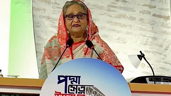 Bangladesh Prime Minister Sheikh Hasina.(ANI file) Bangladesh Prime Minister Sheikh Hasina.(ANI file)