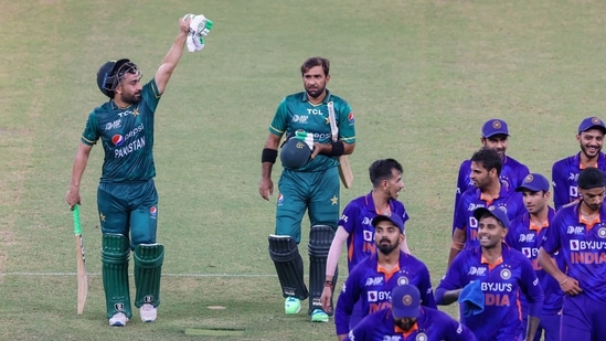 Pakistan beat India by five wickets with just two balls to spare in a thriller of a match on Sunday in the Asia Cup. (ICC Twitter)