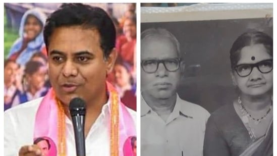 KTR posted a photo of his freedom fighter grandfather and asked how many leaders at the Centre have had any role or connection with India's freedom movement.&nbsp;