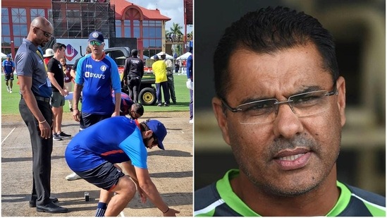 Rohit Sharma and Rahul Dravid | Waqar Younis