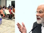 Prime Minister Narendra Modi interacts with National Award winning teachers on the occasion of the Teachers' Day in New Delhi on Monday. (ANI Photo)(ANI) Prime Minister Narendra Modi interacts with National Award winning teachers on the occasion of the Teachers' Day in New Delhi on Monday. (ANI Photo)(ANI)
