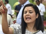 Trinamool MP Mahua Moitra.(PTI file)