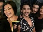 Sushmita Sen celebrated Renee Sen's birthday with exes Rohman Shawl and Ritik Bhasin. Sushmita Sen celebrated Renee Sen's birthday with exes Rohman Shawl and Ritik Bhasin.