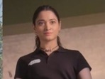 Tamannaah Bhatia in a scene from Babli Bouncer trailer. Tamannaah Bhatia in a scene from Babli Bouncer trailer.
