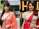 Nora Fatehi and Madhuri Dixit turn retro goddesses in stylish sarees for Jhalak Dikhhla Jaa 10&nbsp;