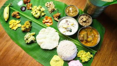 A traditional Onam sadhya consists of around 24-26 dishes in total, covering all kinds of tastes such as sweet, salty, spicy, sour, etc. A traditional Onam sadhya consists of around 24-26 dishes in total, covering all kinds of tastes such as sweet, salty, spicy, sour, etc.