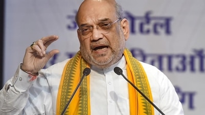 Union home minister and senior BJP leader Amit Shah said the real Shiv Sena was with the BJP and it was time to show Uddhav Thackeray his place (PTI File Photo) Union home minister and senior BJP leader Amit Shah said the real Shiv Sena was with the BJP and it was time to show Uddhav Thackeray his place (PTI File Photo)