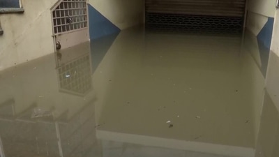 Another local said that this situation happens every year and they have to pump out water due to a poor drainage system. (ANI) Another local said that this situation happens every year and they have to pump out water due to a poor drainage system. (ANI)