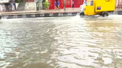 "Too much rain has taken place. We woke up in the morning and saw that waterlogging had started. Water on the road had come up to the level of the divider. After that, we started pumping water out of the road and basement. My whole basement has got submerged under water," a local resident was quoted by saying news agency ANI. (ANI) "Too much rain has taken place. We woke up in the morning and saw that waterlogging had started. Water on the road had come up to the level of the divider. After that, we started pumping water out of the road and basement. My whole basement has got submerged under water," a local resident was quoted by saying news agency ANI. (ANI)